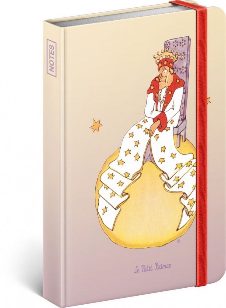 Levně Notes Malý princ – King, linkovaný, 11 × 16 cm