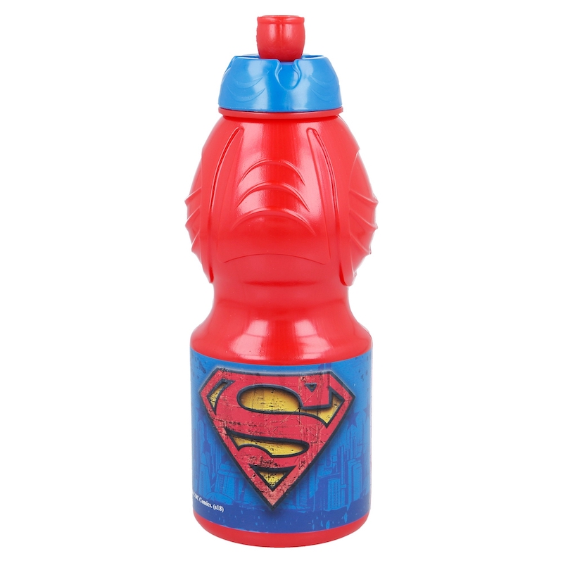 Levně Dětská láhev na pití Stor Superman 400 ml