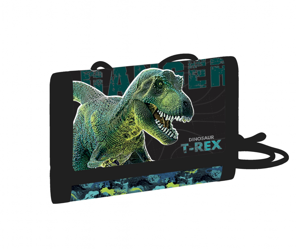 Levně Dětská textilní peněženka Premium Dinosaurus