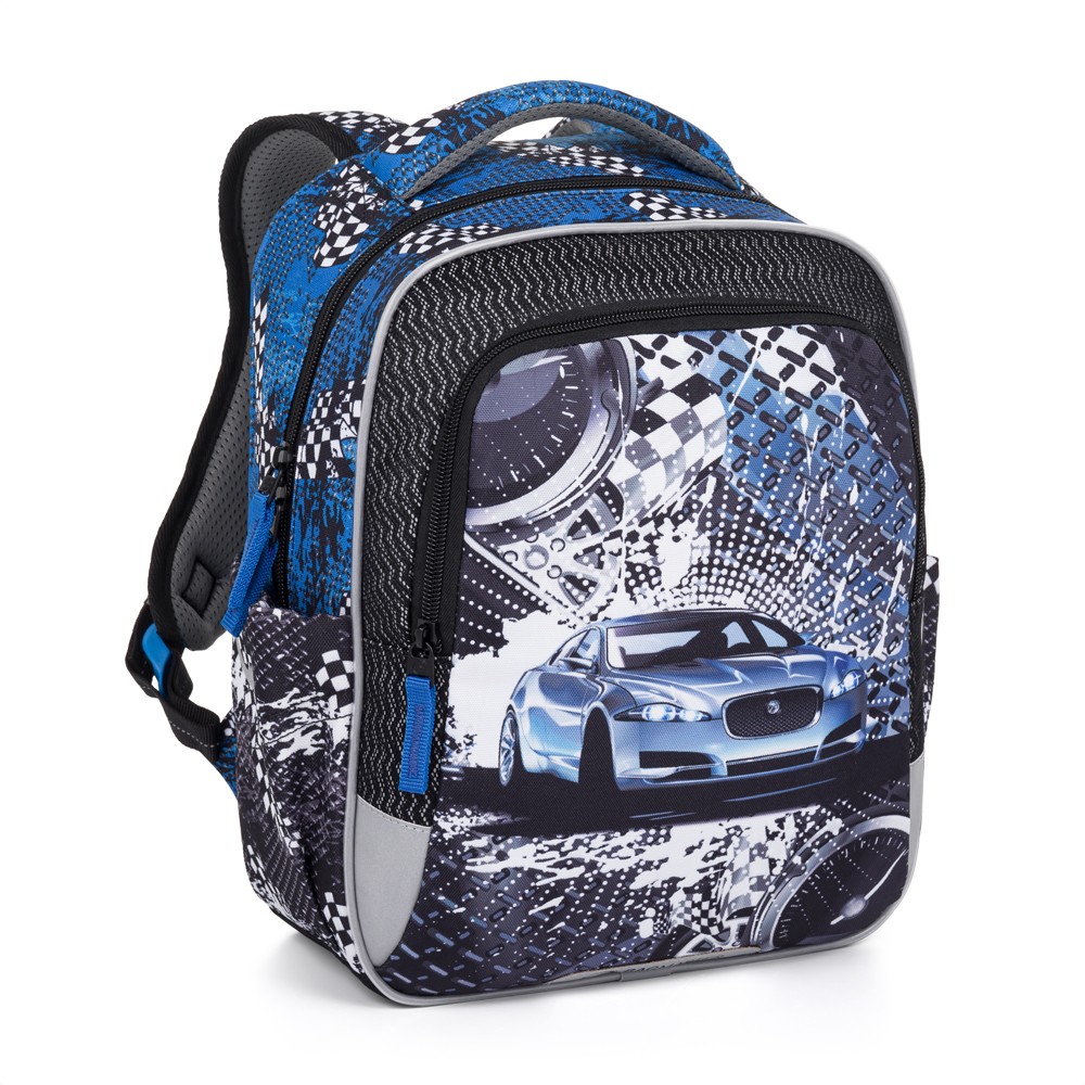 Levně Předškolní batoh Bagmaster MINI 24 B Auto