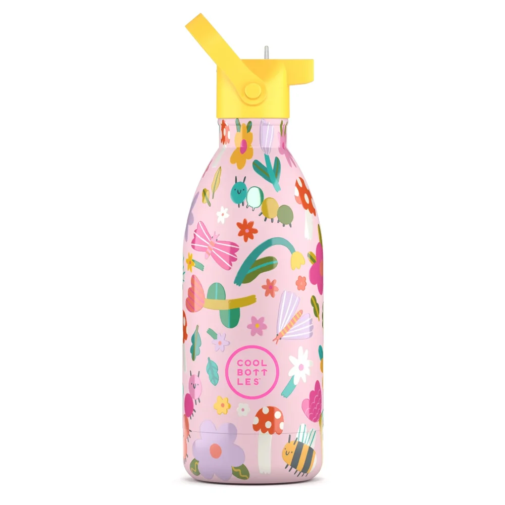 Levně Dětská nerezová termolahev COOL BOTTLES Kids Bug Life třívrstvá 500 ml 3D