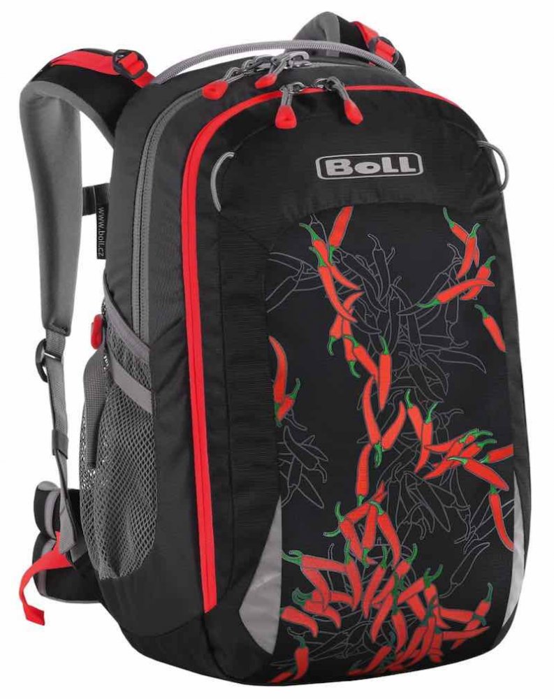 Levně Školní batoh Boll SMART 24 Chilli Peppers black