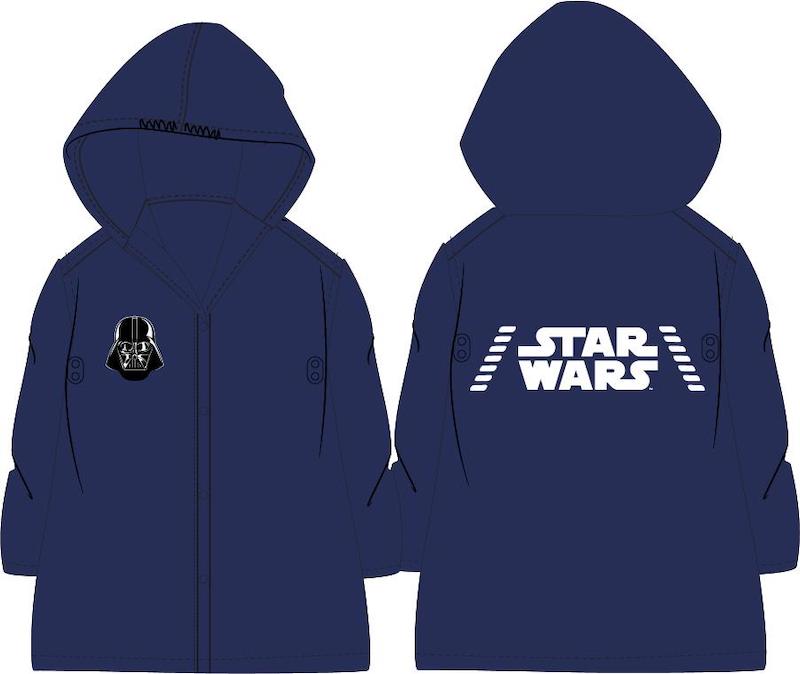 Levně Dětská pláštěnka Star Wars tmavě modrá 5-6 let, 110-116 cm