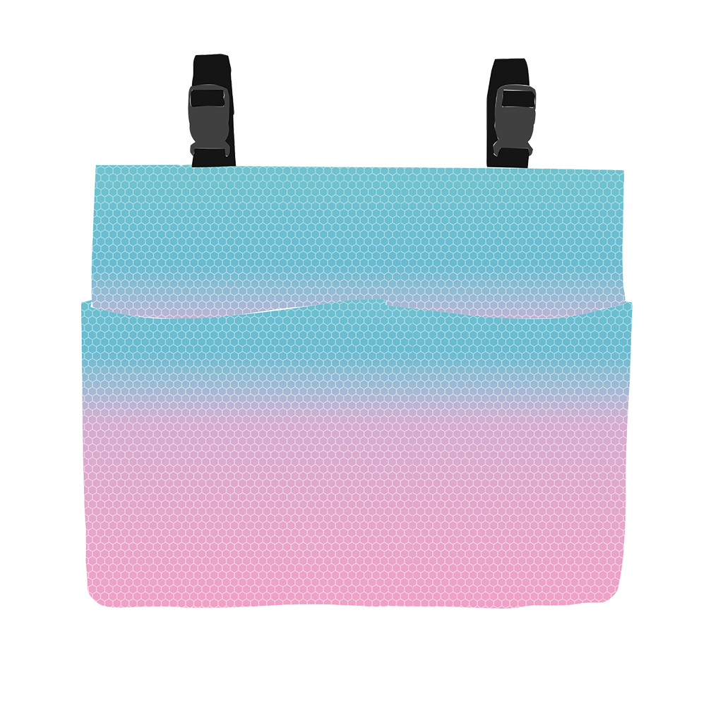 Levně Kapsář na lavici OXY Ombre Pink