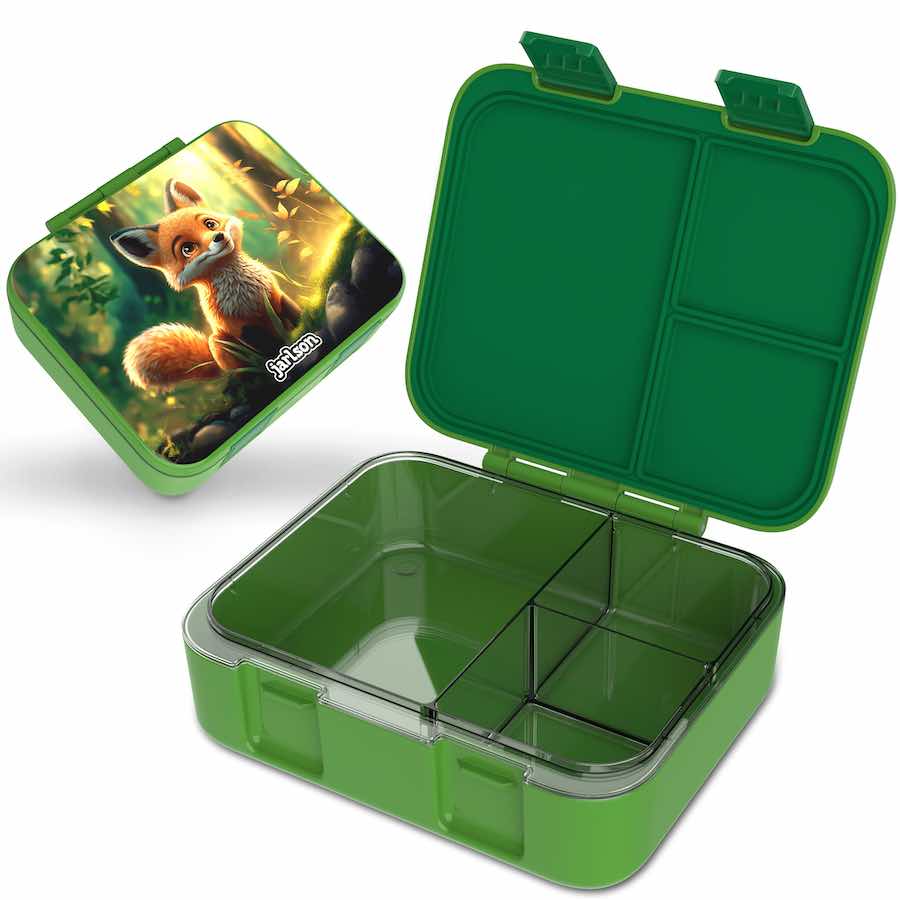 Levně Box na svačinu JARLSON MILI Liška zelená
