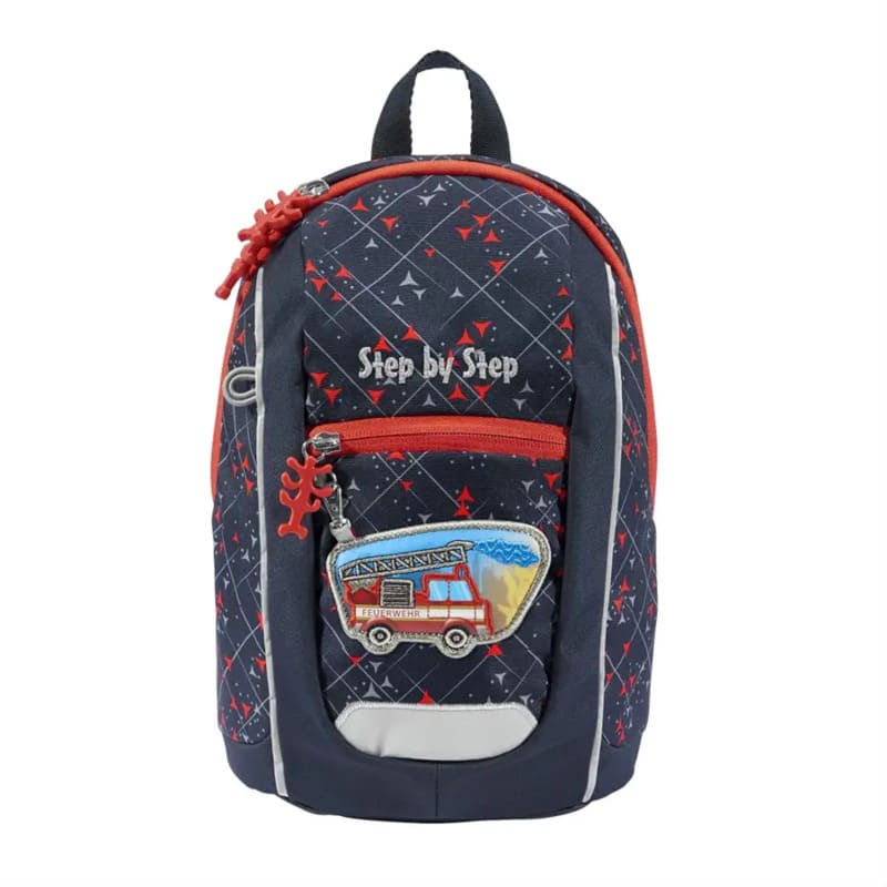 Levně Dětský předškolní batoh Step by Step KIGA MINI, Fire Truck Finn