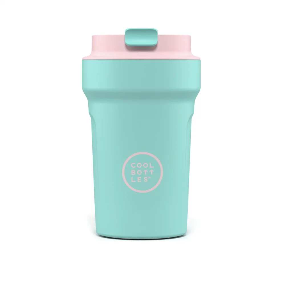 Levně Nerezový termohrnek COOL BOTTLES Paradise Capri třívrstvý 350ml