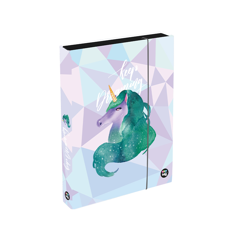 Levně Box na sešity A4 Jumbo OXY Sherpy Unicorn