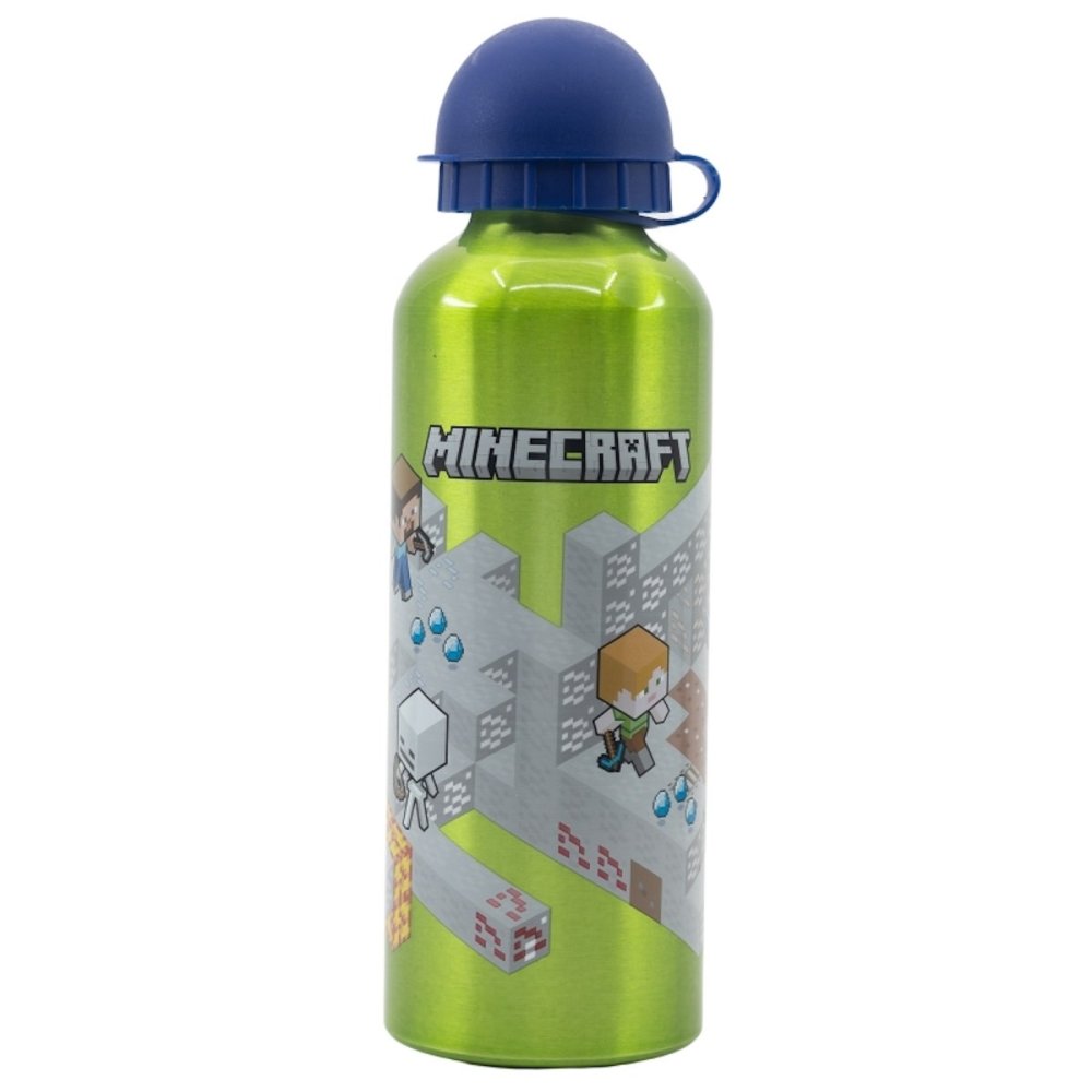 Levně Dětská hliníková láhev na pití Stor Minecraft 530 ml - 2. jakost