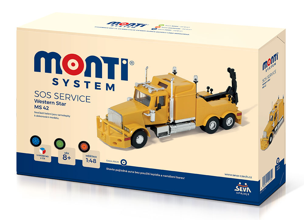 Levně Stavebnice Monti System MS 42 SOS Service Western Star