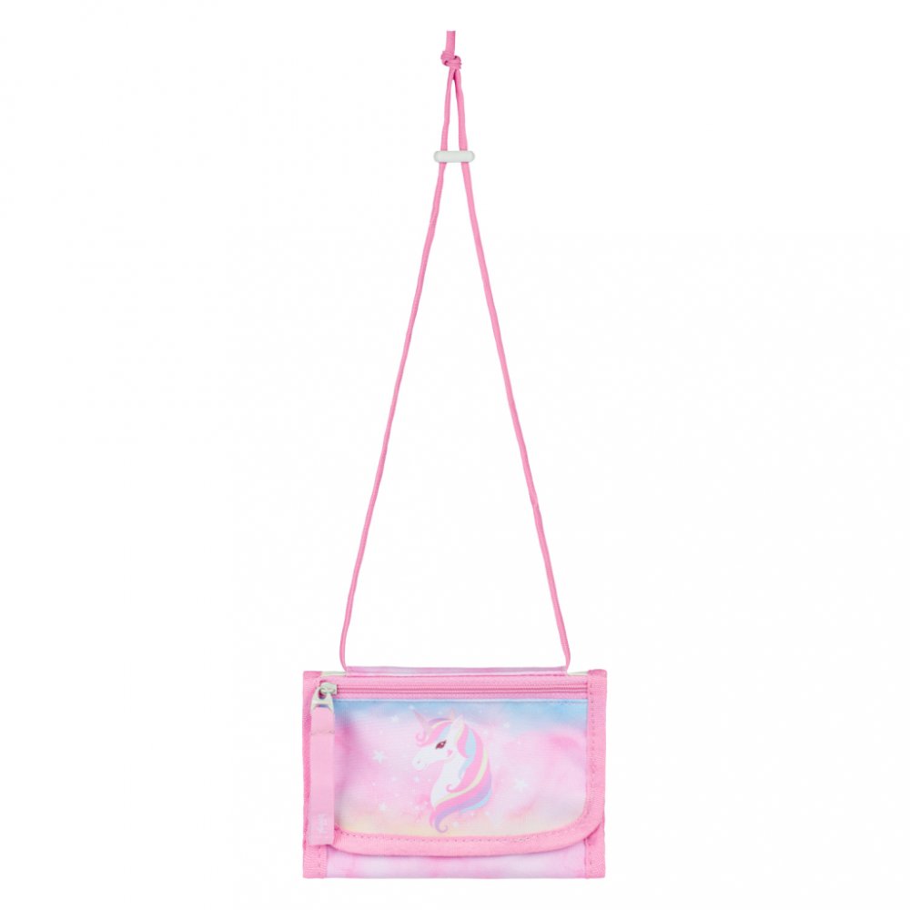 Levně BAAGL Peněženka na krk Rainbow Unicorn