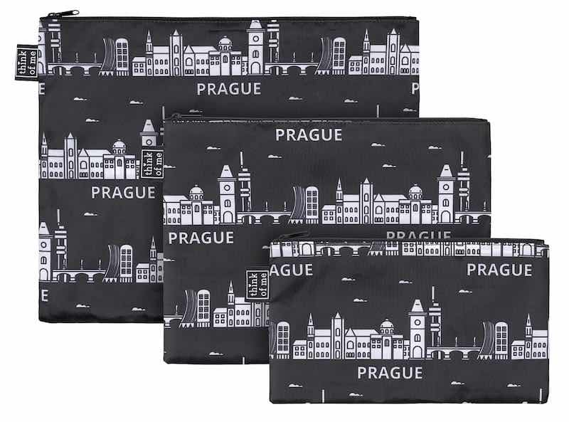 Set 3 taštiček Baagl Praha