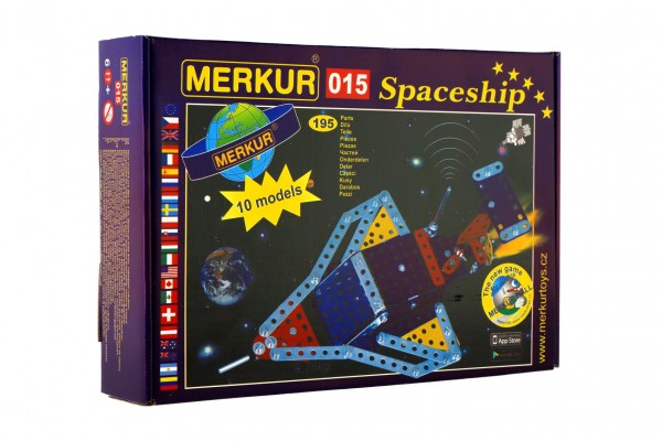 Levně Stavebnice Merkur 015 Raketoplán 10 modelů 195 ks