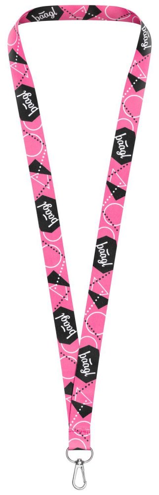 Levně Přívěsek na klíče Baagl dlouhý – lanyard, růžový