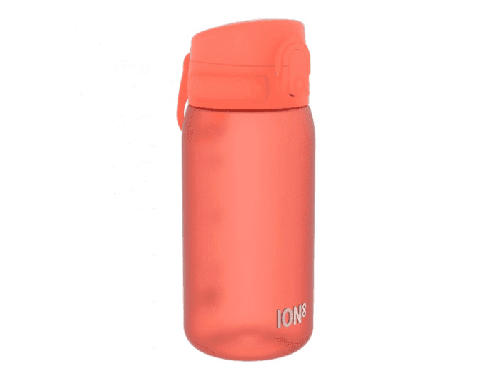 Levně Láhev na pití ion8 One Touch Coral 350 ml