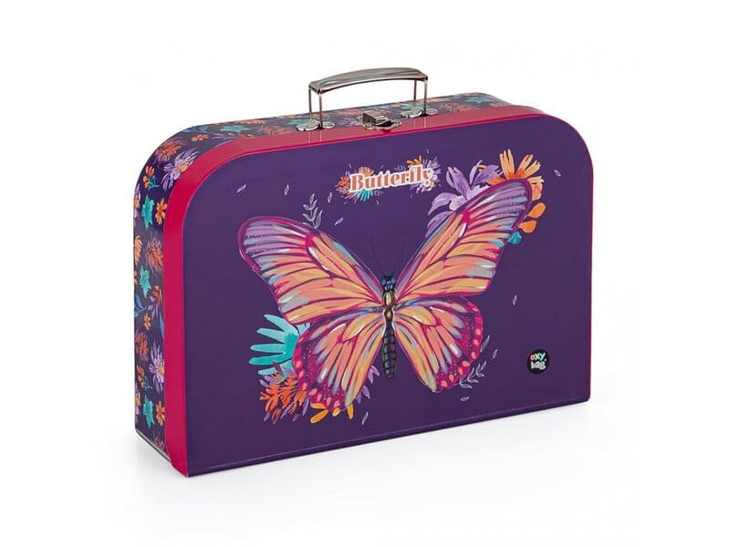 Levně Kufřík lamino 34 cm Oxybag Motýl
