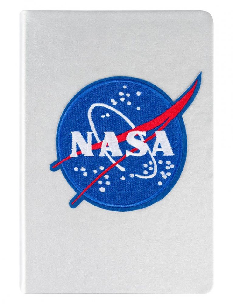 Levně Notes Baagl NASA stříbrný