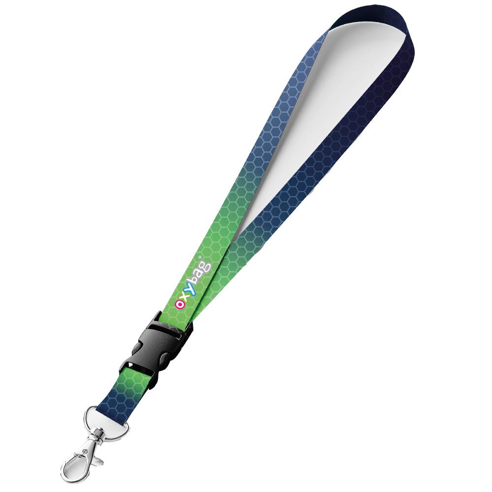 Levně Klíčenka s karabinkou OXY Ombre Blue