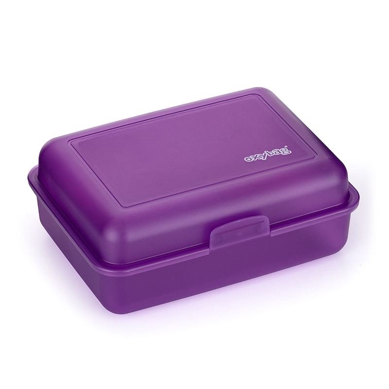 Levně Box na svačinu Oxybag fialový matný