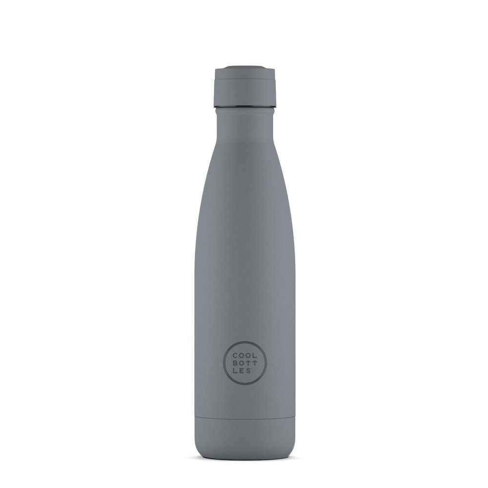 Levně Nerezová termolahev COOL BOTTLES Pastel Grey třívrstvá 500 ml