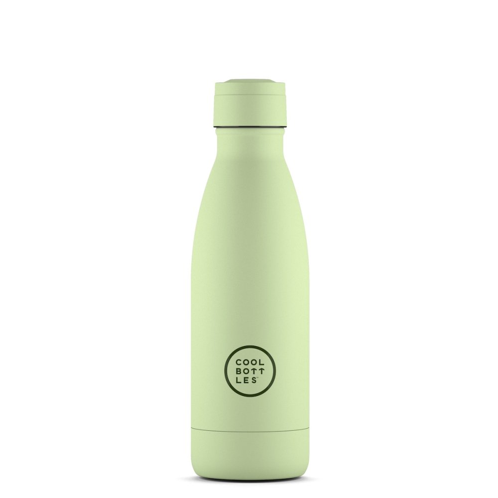 Levně Nerezová termolahev COOL BOTTLES Pastel Green třívrstvá 350 ml