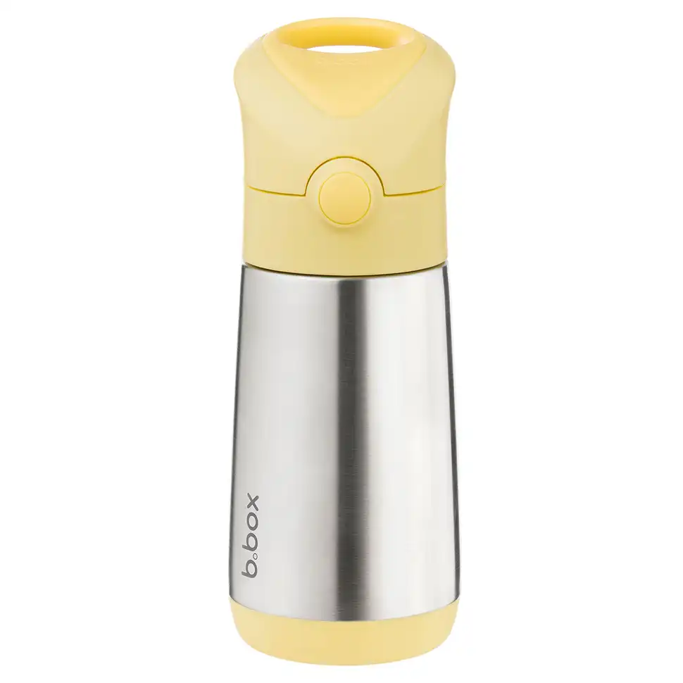 Levně B.Box termoska na pití s brčkem 350 ml – Lemon Twist