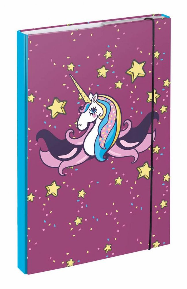 Levně Desky na školní sešity A4 Baagl Unicorn