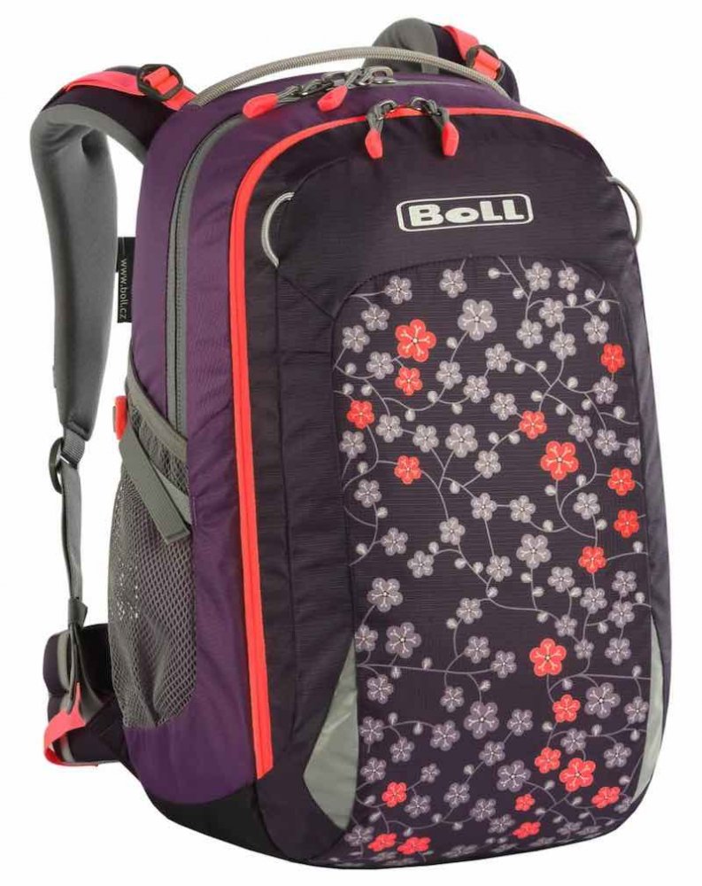 Levně Školní batoh Boll SMART 24 Flowers purple