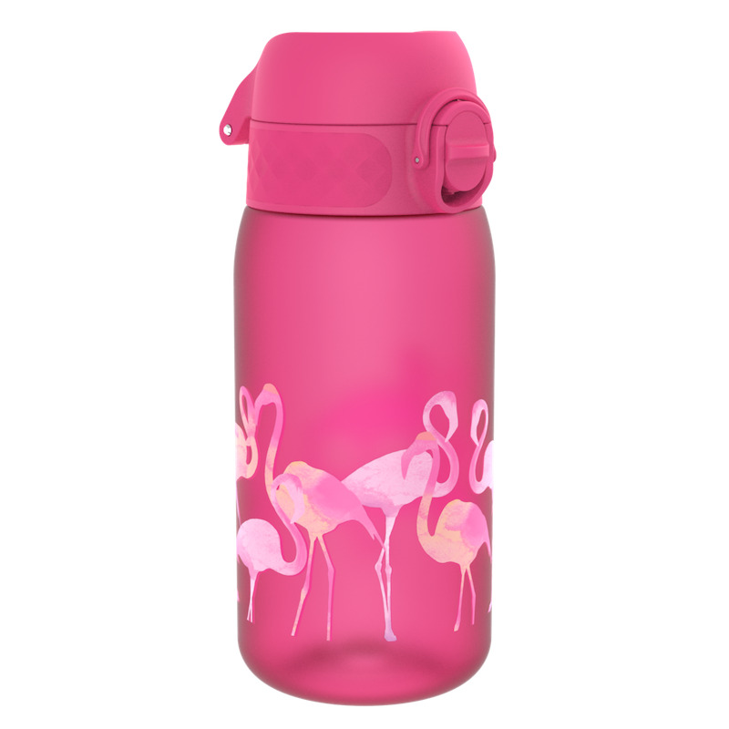 Levně Dětská láhev na pití ion8 Leak Proof Flamingos 350 ml