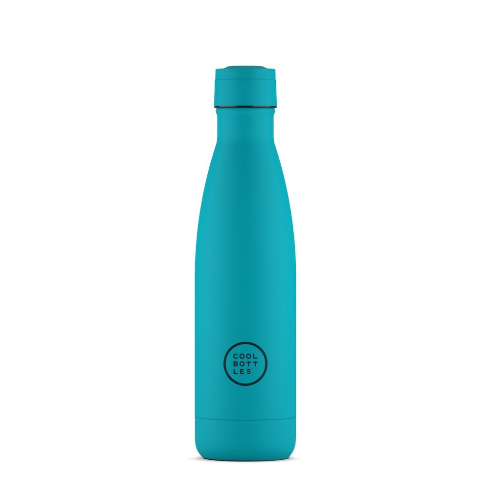 Levně Nerezová termolahev COOL BOTTLES Vivid Turquoise třívrstvá 500 ml