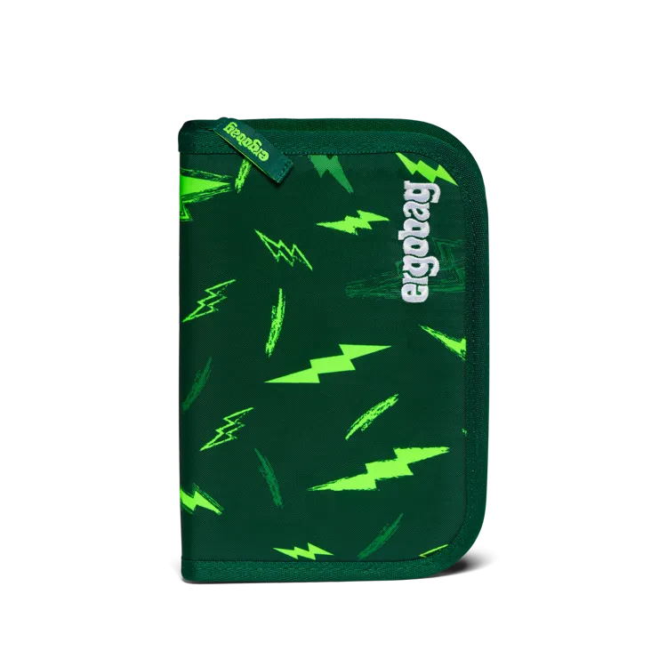 Levně Školní penál Ergobag Fluo blesk – vybavený