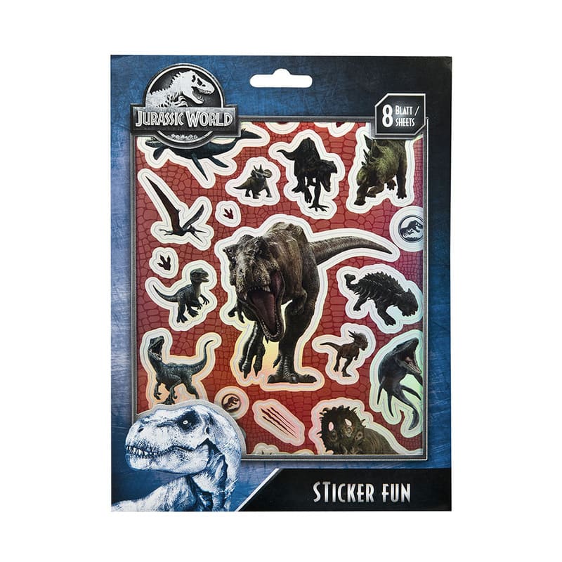 Levně Sada nálepek Oxybag Jurassic World