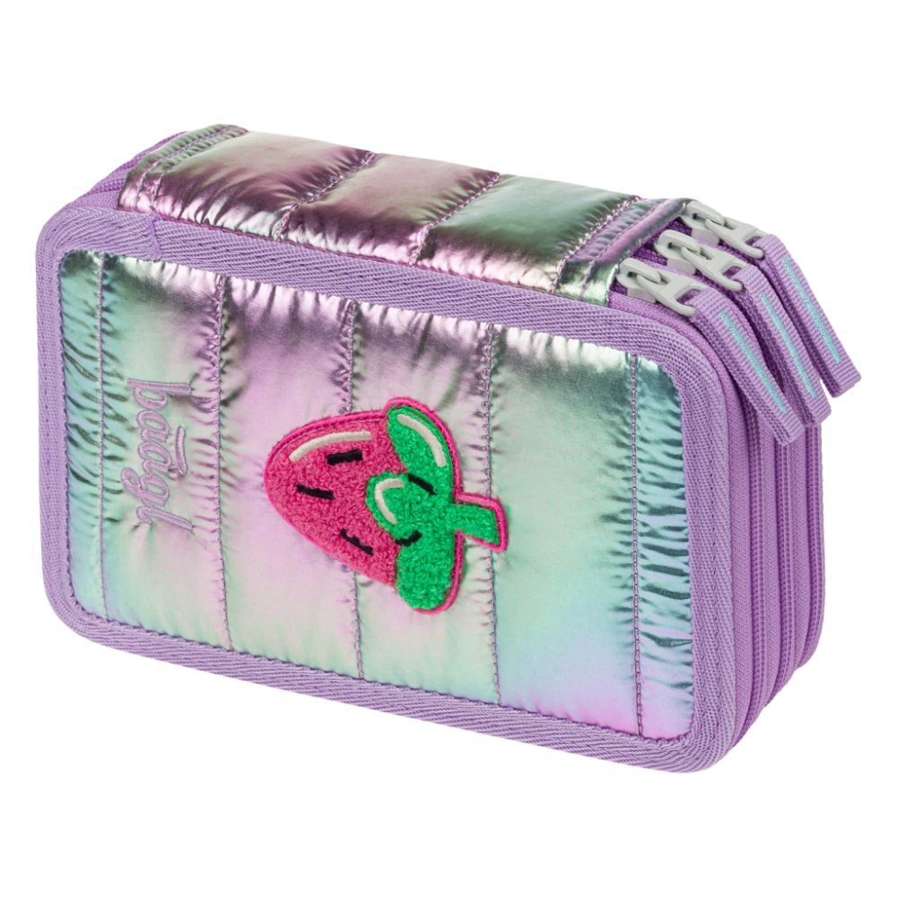 Baagl Školní penál třípatrový Lavender