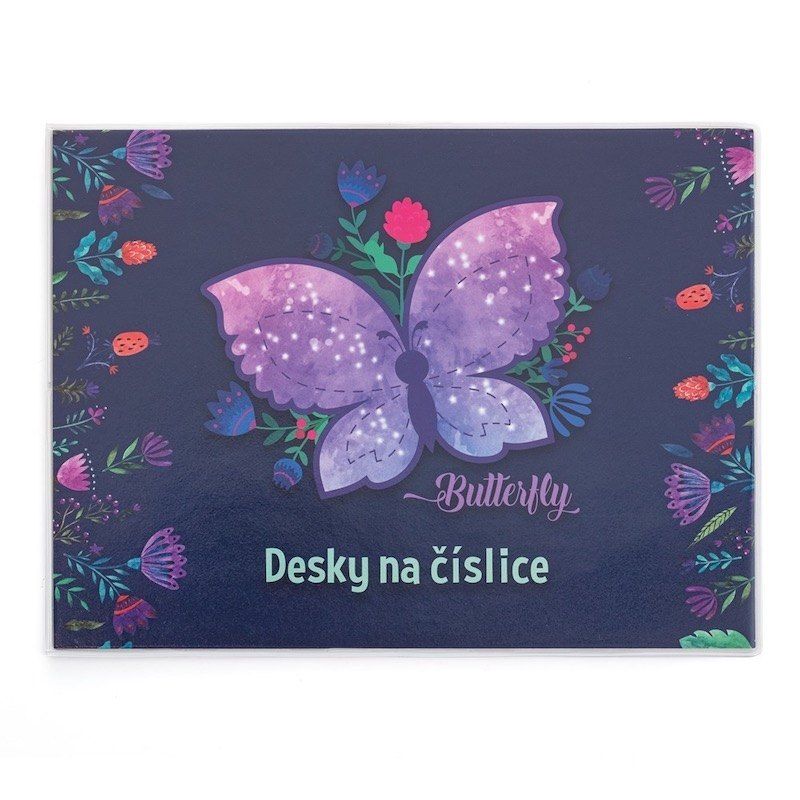 Levně Desky na číslice Oxybag Motýl