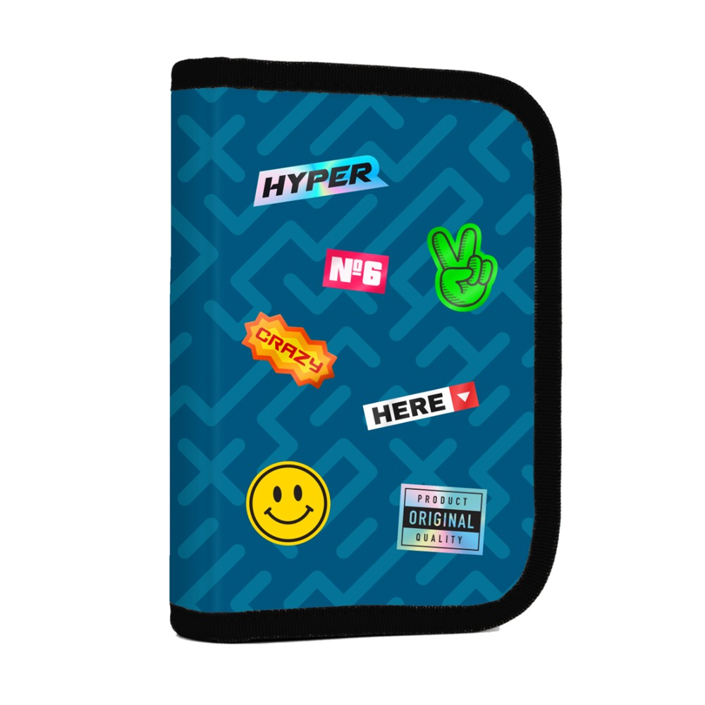 Jednopatrový školní penál Oxybag OXY GO Stickers