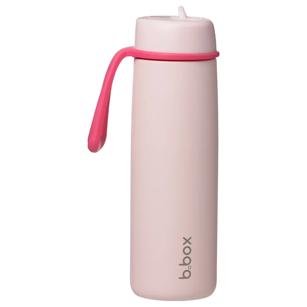 Levně B.Box nerezová termoláhev s brčkem 690 ml - Pink Paradise