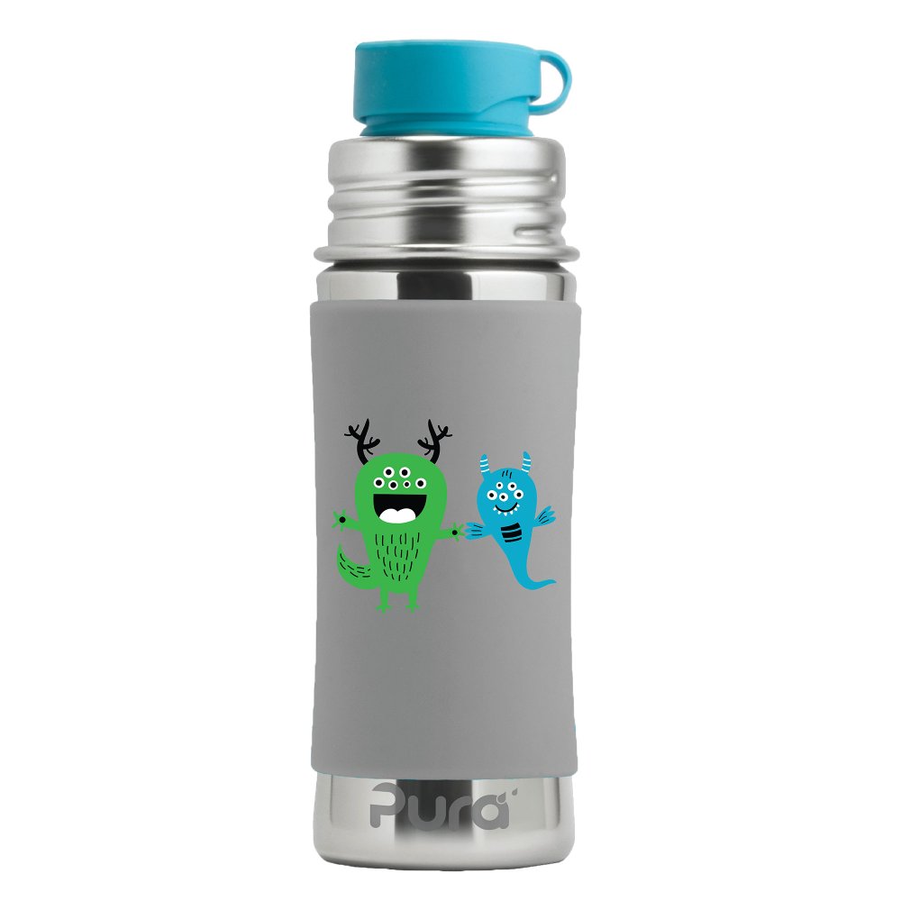 Levně Pura silikonový návlek na láhev – 260 ml, 325 ml - Monster