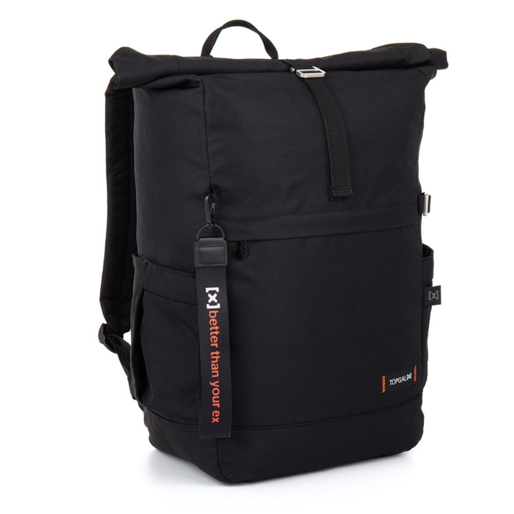 Topgal batoh EZRA X černý rolltop