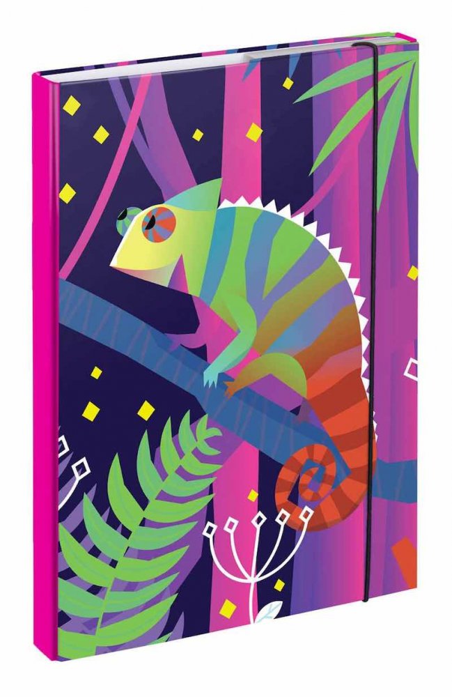 Levně Desky na školní sešity A4 Baagl Chameleon