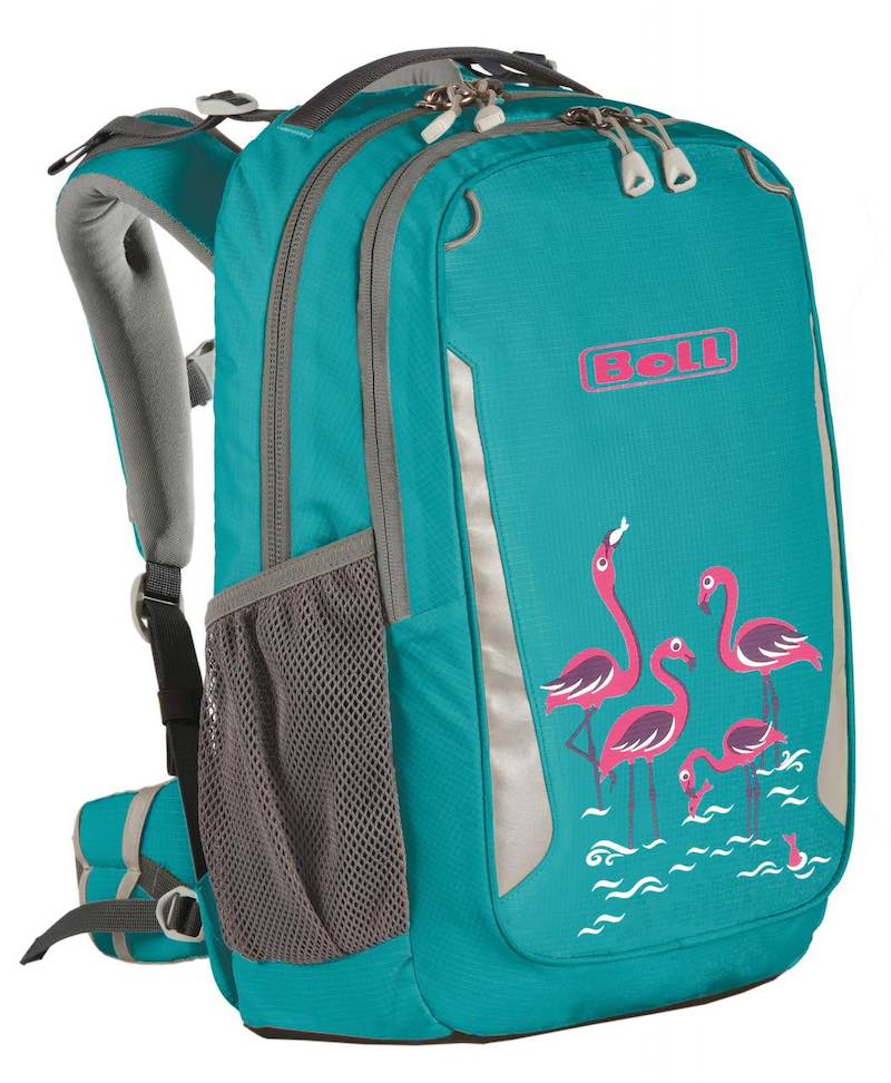 Levně Školní batoh Boll SCHOOL MATE 20 Flamingos turquoise
