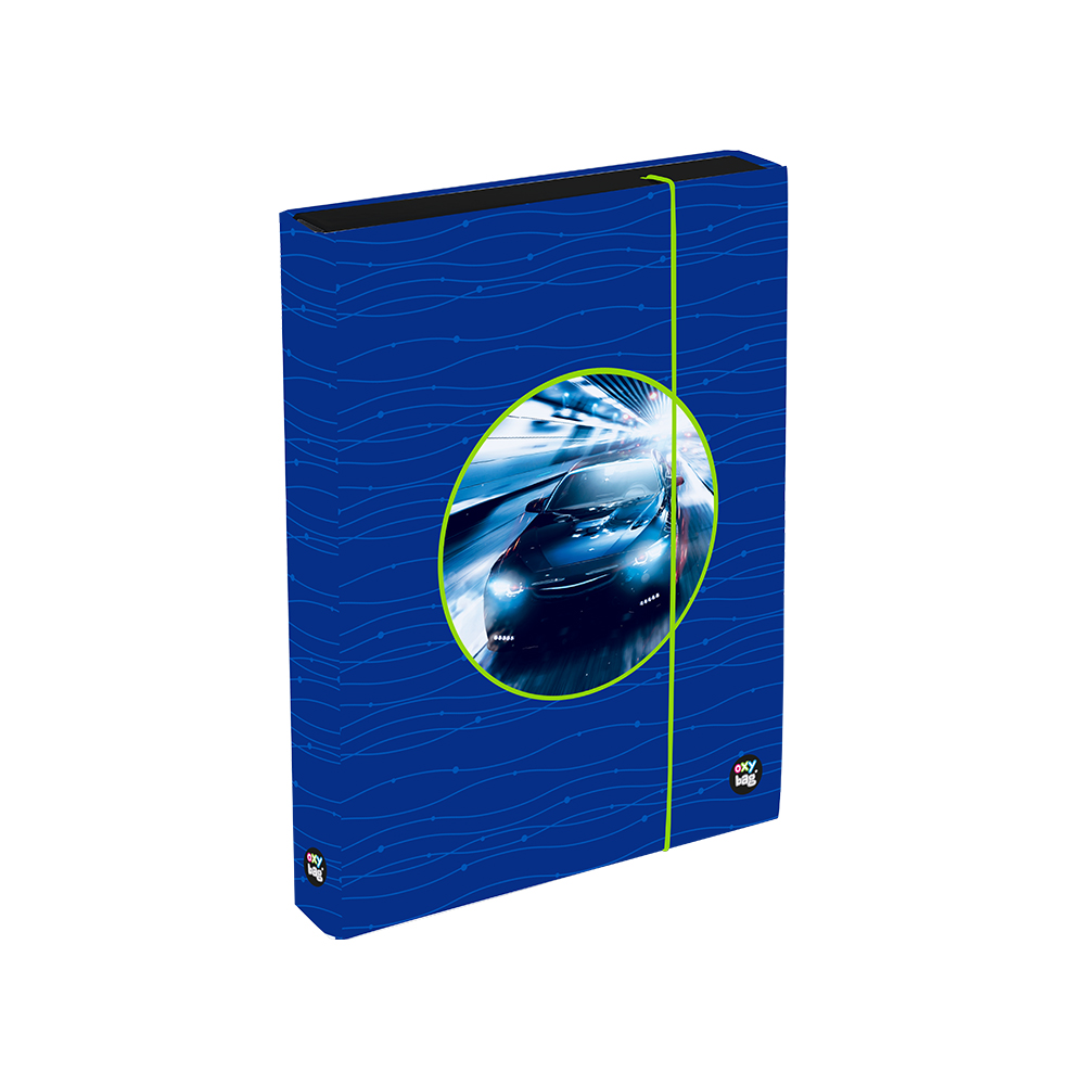 Levně Box na sešity A4 Jumbo OXY Sherpy Blue