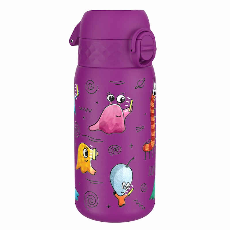 Nerezová láhev na pití ion8 Leak Proof Aliens 350 ml