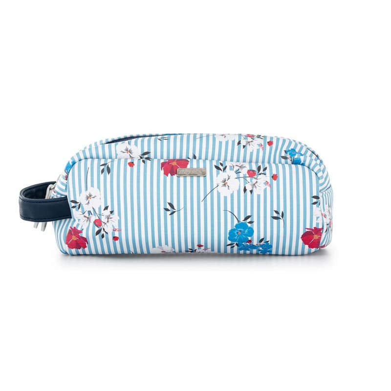 Levně Kosmetická taška Oxybag WEEKEND Navy Flowers
