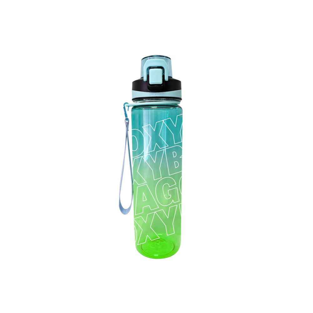 Levně Láhev na pití OXY LiFE 800 ml Ombre Lime
