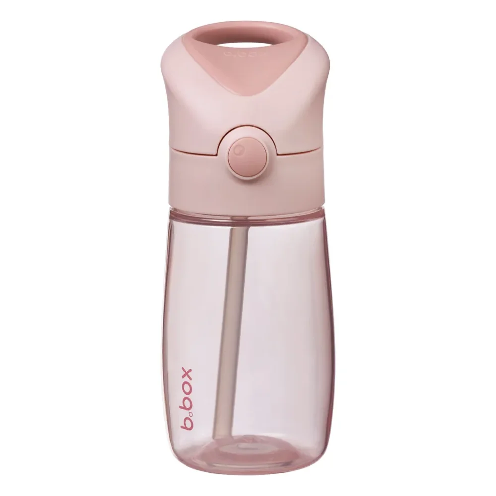 B.Box láhev na pití s brčkem Junior 380 ml – Blush Crush