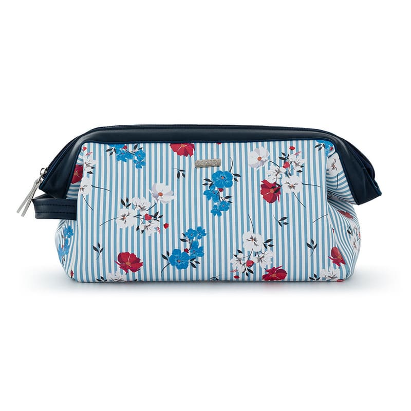 Levně Kosmetická taška Oxybag HOLIDAY Navy Flowers