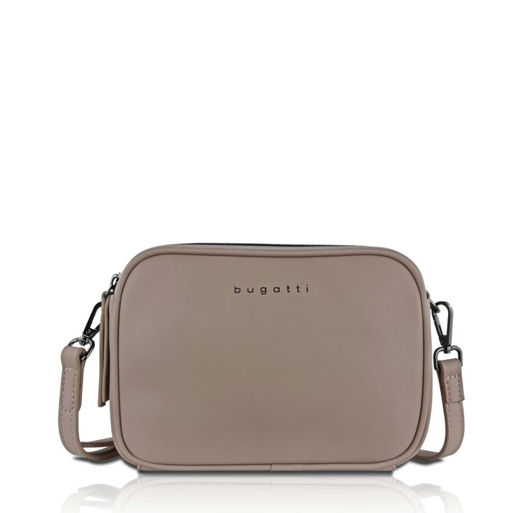Levně Dámská crossbody kabelka Bugatti Almata béžovohnědá