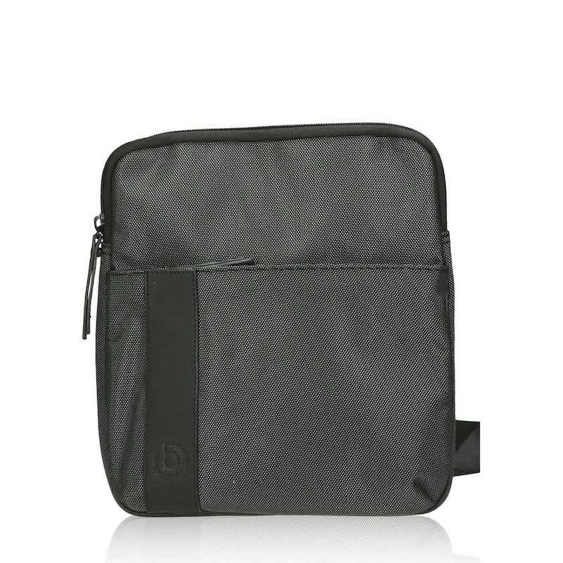 Levně Pánská crossbody taška Bugatti Domani střední šedá
