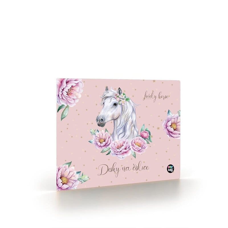 Levně Desky na číslice Oxybag Kůň romantic