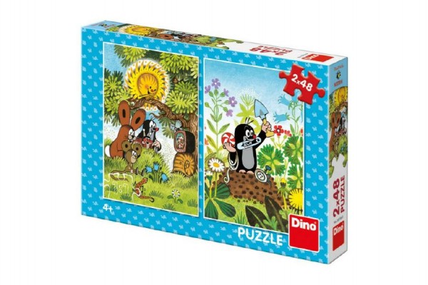 Levně Puzzle Krtek 2x48 dílků